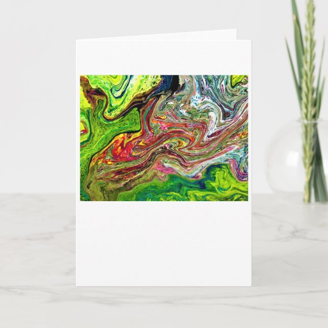 Abstrakt Färg Studie 52, kort (Framsida)