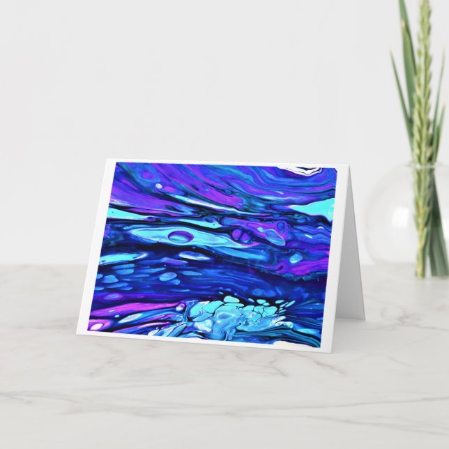 Abstrakt Färg Studie 57, kort (Framsida)