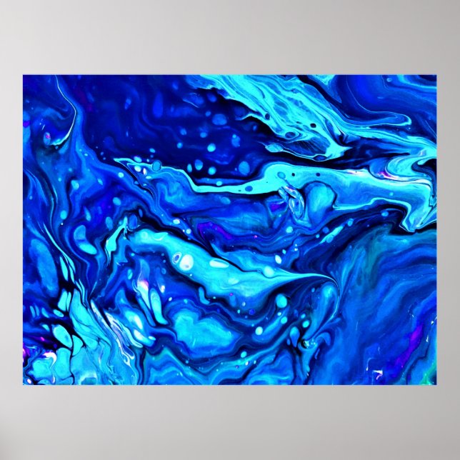 Abstrakt Färg Studie 61. Poster (Framsidan)