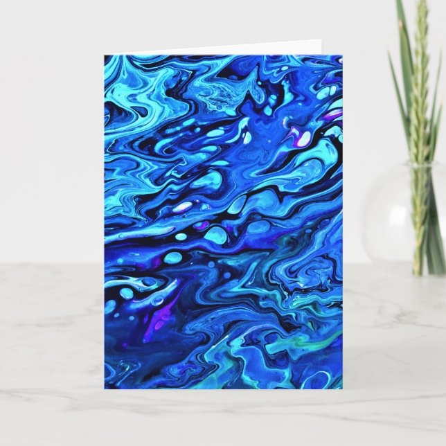 Abstrakt Färg Studie 63, kort (Framsida)