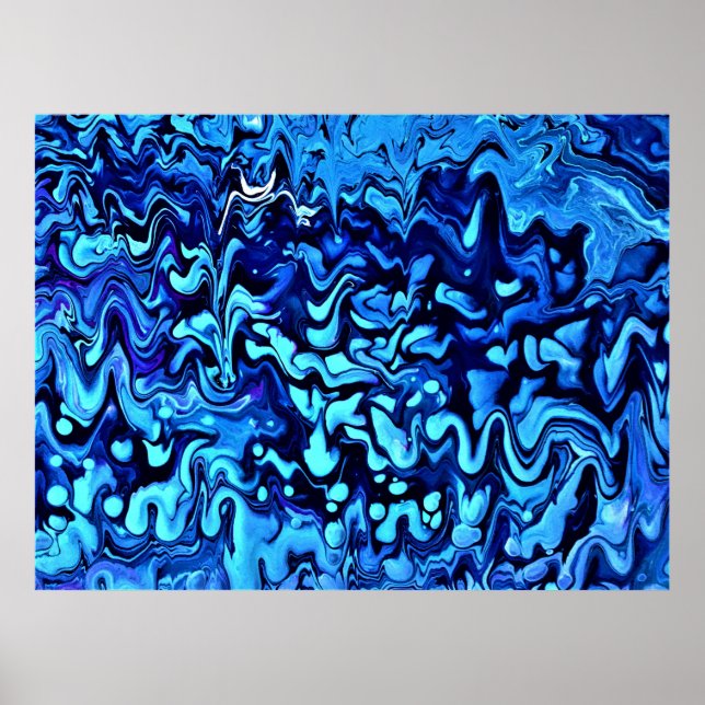 Abstrakt Färg Studie 67. Poster (Framsidan)