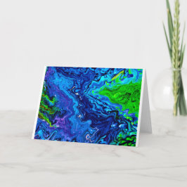 Abstrakt Färg Studie 68, kort