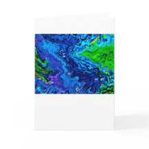 Abstrakt Färg Studie 68, kort