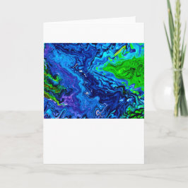 Abstrakt Färg Studie 68, kort