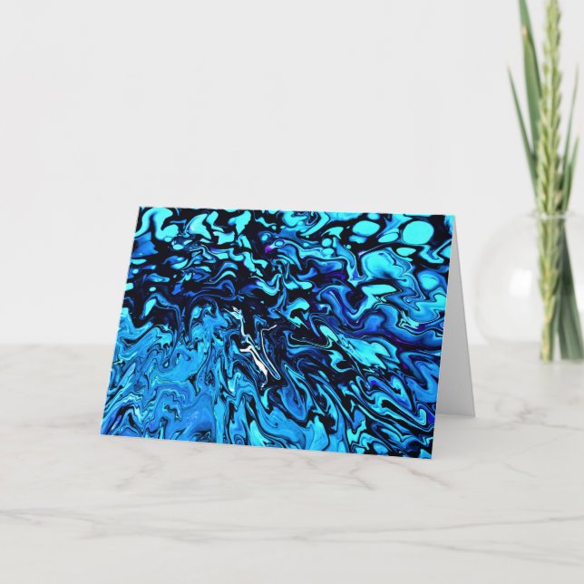 Abstrakt Färg Studie 69, kort (Framsida)