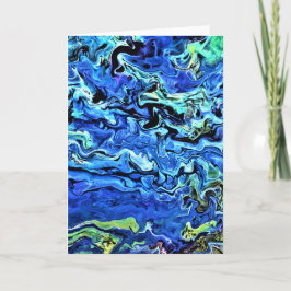 Abstrakt Färg Studie 72, kort