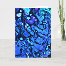 Abstrakt Färg Studie 73, kort