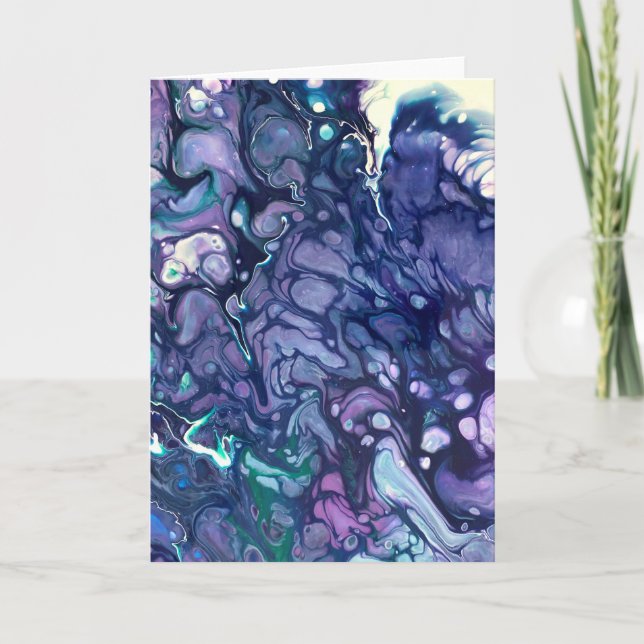 Abstrakt Färg Studie 81, kort (Framsida)