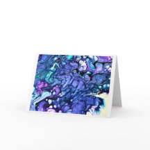 Abstrakt Färg Studie 81, kort