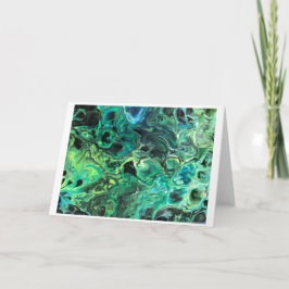 Abstrakt Färg Studie 82, kort