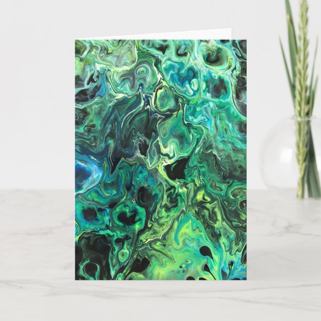 Abstrakt Färg Studie 82, kort (Framsida)