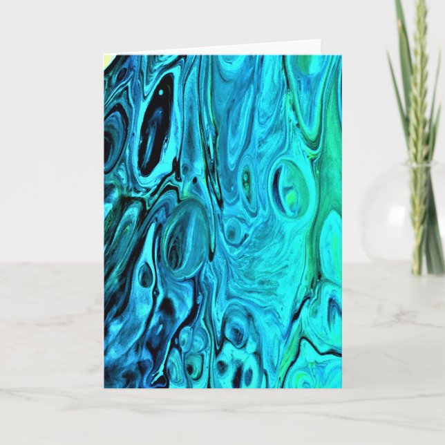 Abstrakt Färg Studie 85, kort (Framsida)