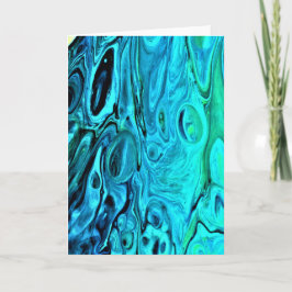 Abstrakt Färg Studie 85, kort