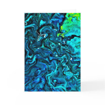 Abstrakt Färg Studie 87, kort