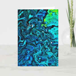 Abstrakt Färg Studie 87, kort