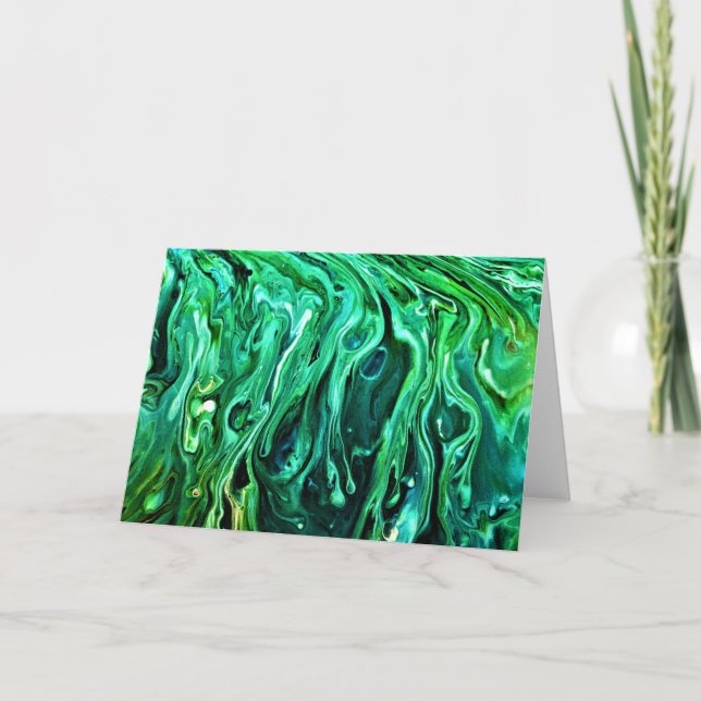 Abstrakt Färg Studie 94, kort (Framsida)