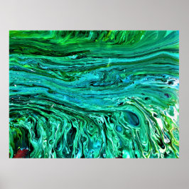 Abstrakt Färg Studie 96. Poster