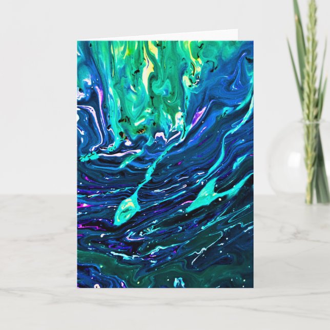 Abstrakt Färg Study 103, kort (Framsida)
