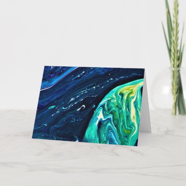 Abstrakt Färg Study 105, kort (Framsida)