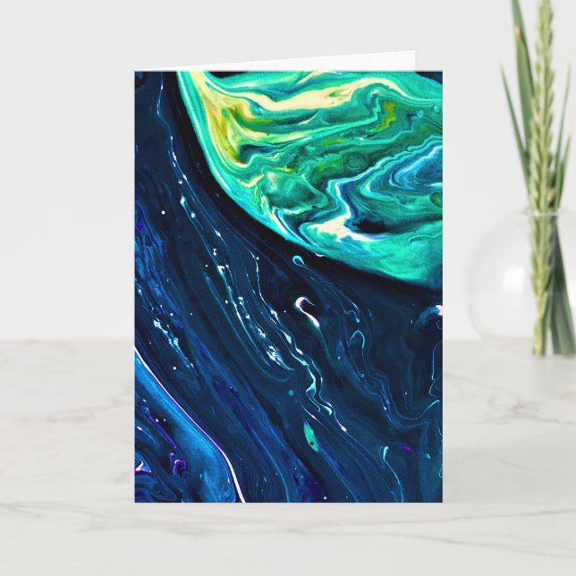 Abstrakt Färg Study 105, kort (Framsida)