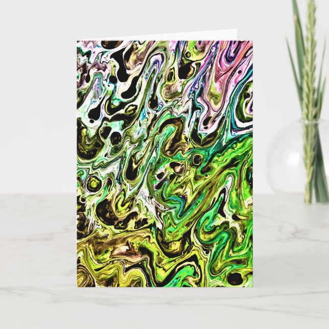 Abstrakt Färg Study 108, kort (Framsida)