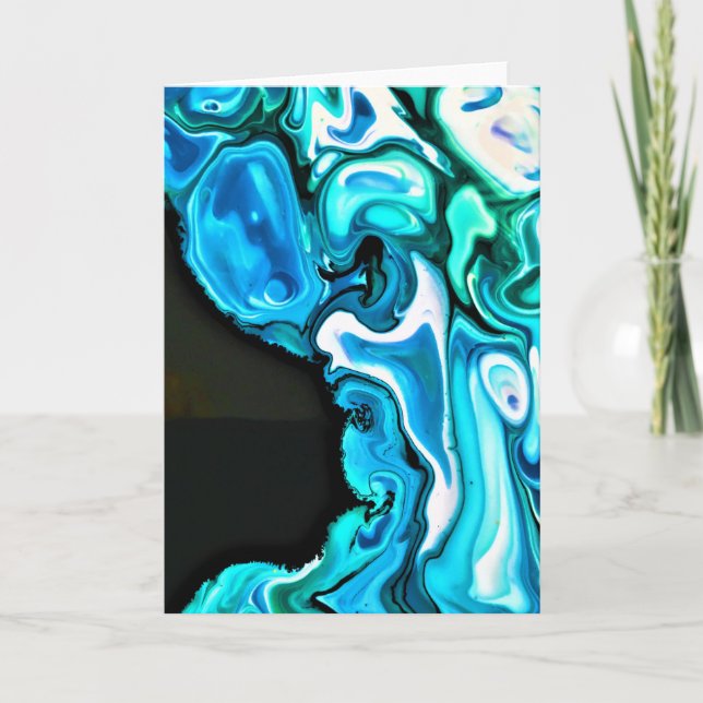 Abstrakt Färg Study 115, kort (Framsida)