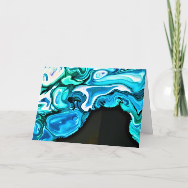 Abstrakt Färg Study 115, kort (Framsida)