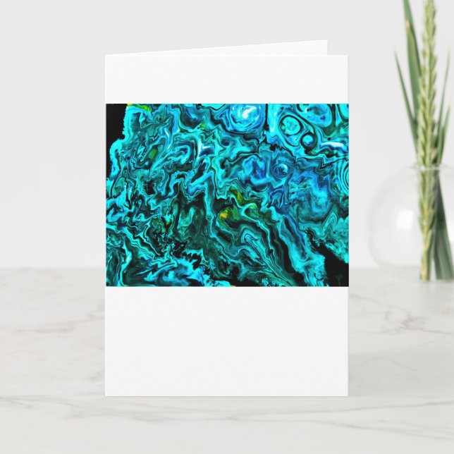 Abstrakt Färg Study 117, kort (Framsida)