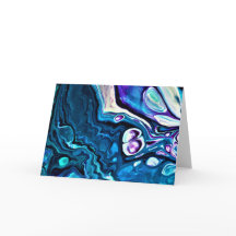 Abstrakt Färg Study 120, kort