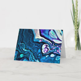 Abstrakt Färg Study 120, kort