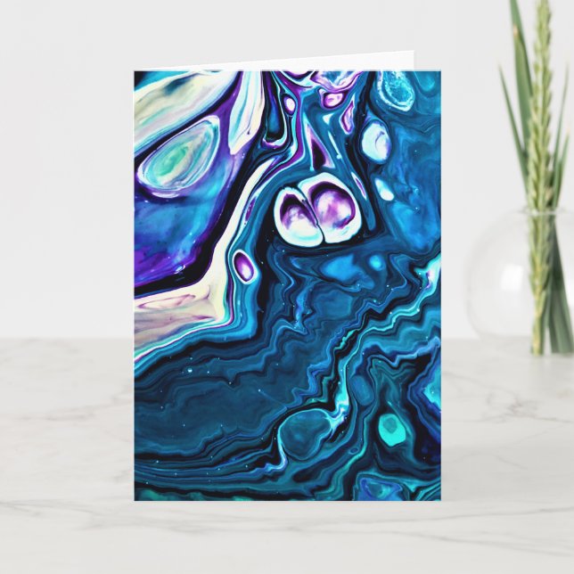 Abstrakt Färg Study 120, kort (Framsida)