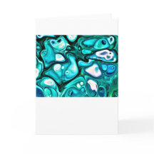 Abstrakt Färg Study 125, kort