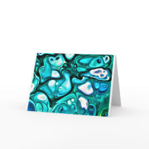 Abstrakt Färg Study 125, kort