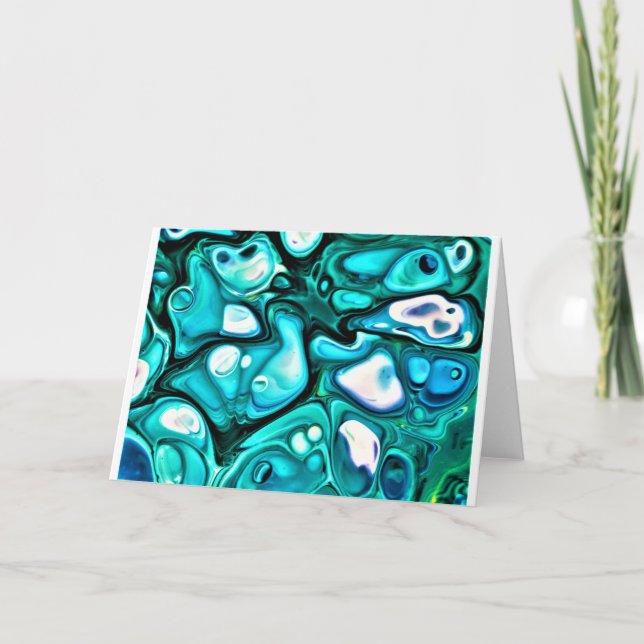 Abstrakt Färg Study 125, kort (Framsida)