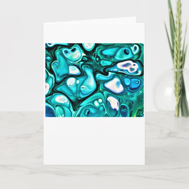 Abstrakt Färg Study 125, kort (Framsida)