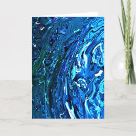 Abstrakt Färg Study 127, kort