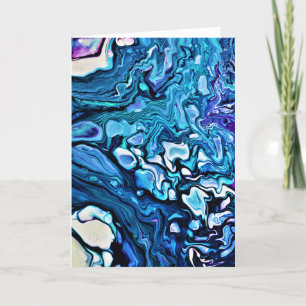 Abstrakt Färg Study 135, kort