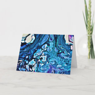 Abstrakt Färg Study 135, kort