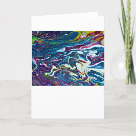 Abstrakt Färg Study 151, kort