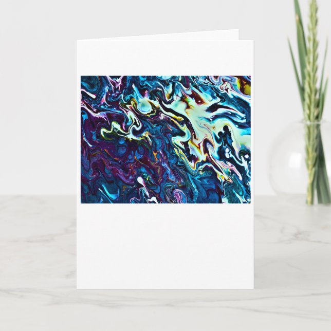 Abstrakt Färg Study 153, kort (Framsida)