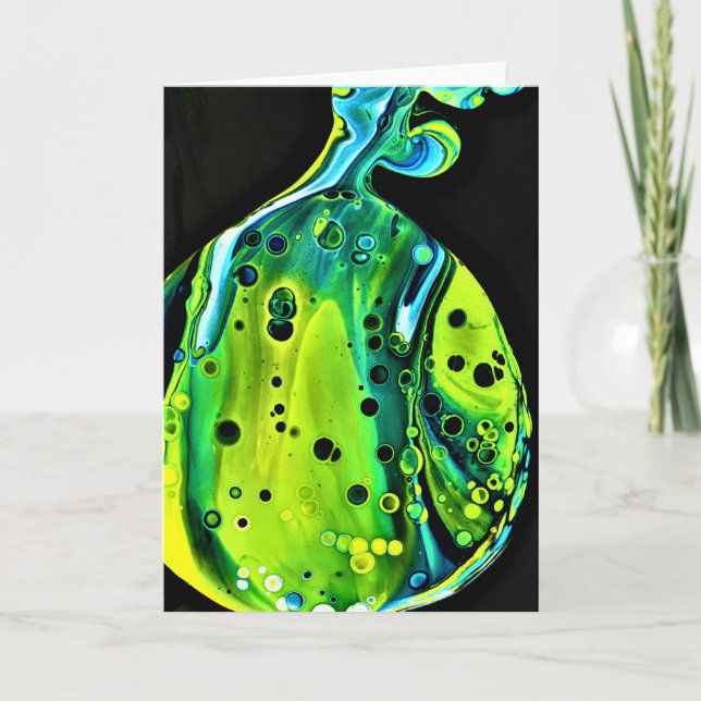 Abstrakt Färg Study 157, kort (Framsida)