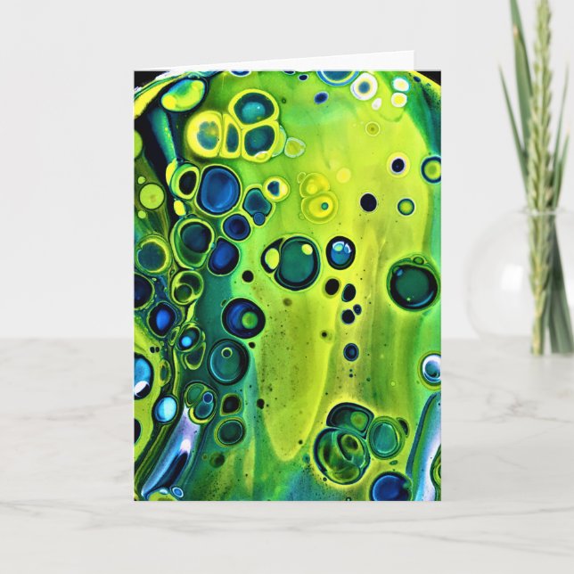 Abstrakt Färg Study 158, kort (Framsida)