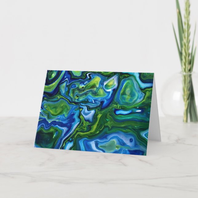 Abstrakt Färg Study 164, kort (Framsida)