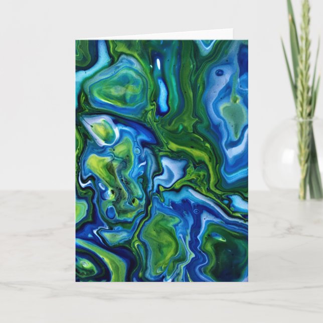 Abstrakt Färg Study 164, kort (Framsida)