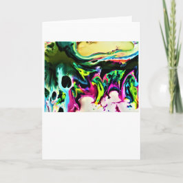 Abstrakt Färg Study 167, kort