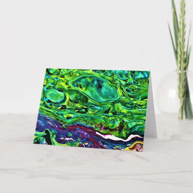 Abstrakt Färg Study 168, kort (Framsida)