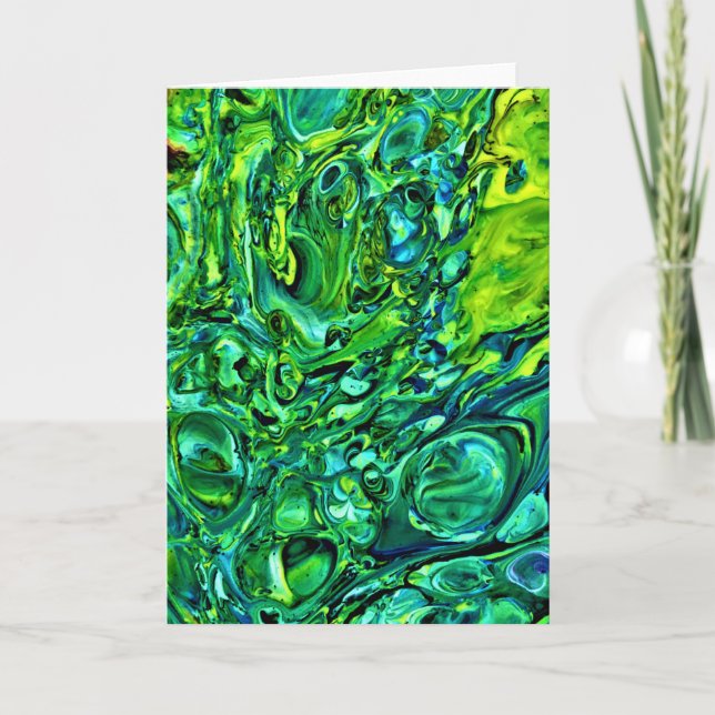 Abstrakt Färg Study 169, kort (Framsida)