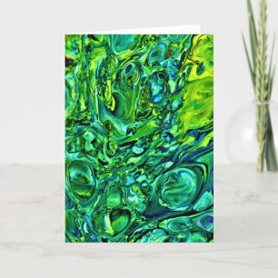 Abstrakt Färg Study 169, kort