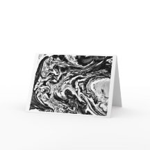 Abstrakt Färg Study 16 / Noir, kort