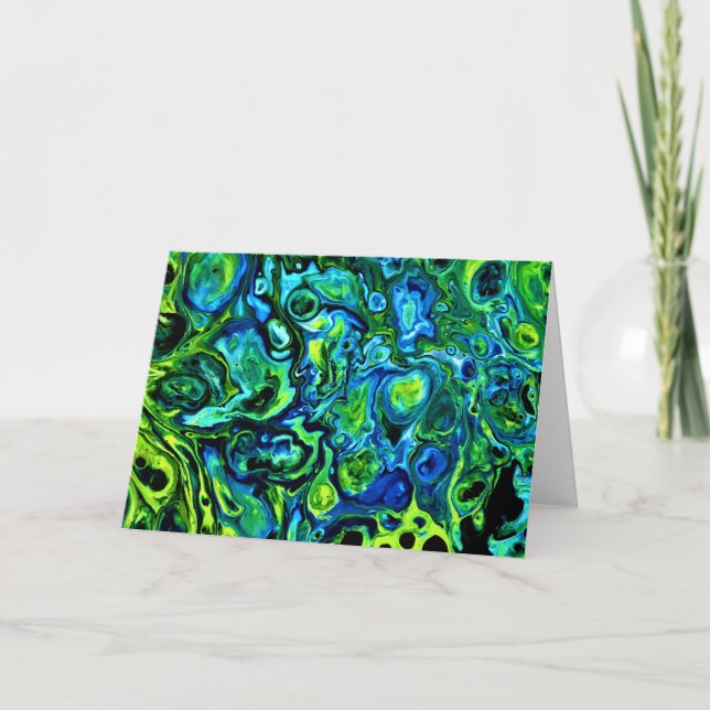 Abstrakt Färg Study 170, kort (Framsida)